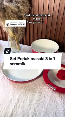 Replying to @Wann #setmasaki#periukmasaki#periukseramik#masaki  