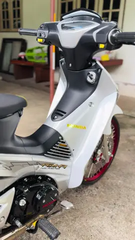 🤍❤️#เวฟ125บังลม #ทรงแว้น💯🚔 #4วาวล์ไทยแลน #ท่อเฮงสุพรรณ🚸 