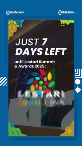 In just 7 days, Lestari Summit & Awards 2025 will bring together voices from government, business, and communities to shape a more resilient future. 🌿✨ 📅 3 September 2025 📍 Raffles Hotel, Jakarta Discover more at lestarisummit.id #LestariSummit2025 #LestariAwards2025 #Sustainability #KGMediaLestari #TrustedConnected 
