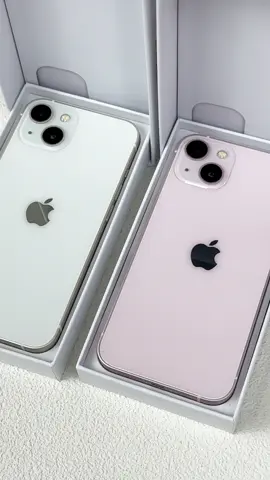 iPhone 13 white or pink? #apple #istore #fyp #trend #iphone 