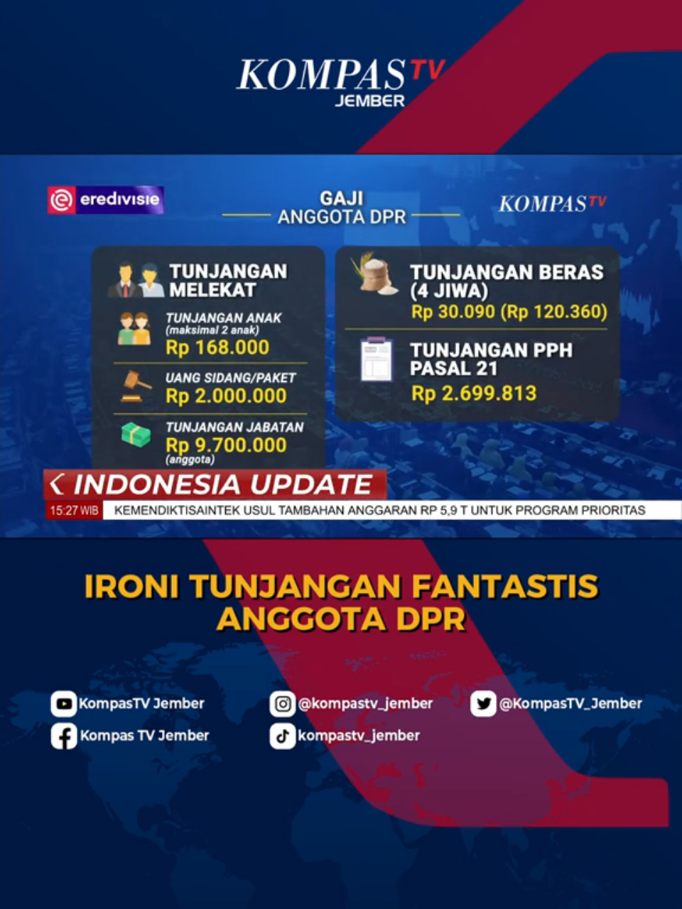 💥 Tunjangan Fantastis DPR Bikin Rakyat Geram! Dari Medan sampai Jakarta, demo pecah menolak tunjangan DPR yang tembus miliaran rupiah. Di tengah ekonomi sulit, publik menilai gaji & fasilitas DPR terlalu jauh dari realita rakyat. Apakah kritik ini mampu mengetuk hati wakil rakyat? 🗣️🇮🇩 #DemoDPR #TunjanganDPR #PolitikIndonesia #BeritaViral #SuaraRakyat #DPRRI #BeritaTerkini #KompasTV