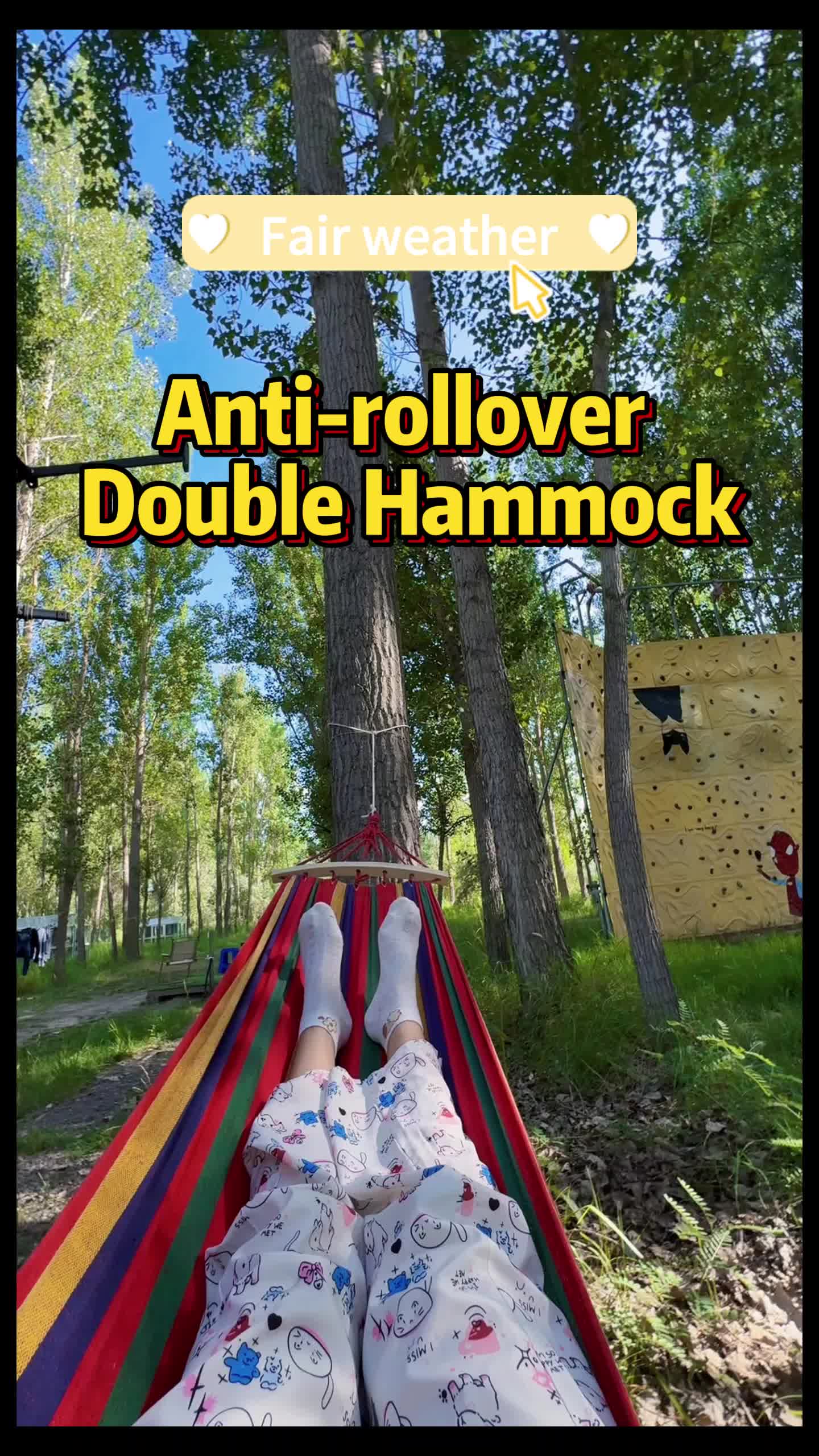 Camping Hiking Hammock Duyan For Adult Big Size Makapal Double Outdoor Foldable Travel Hammock Swing Outdoor Travel Portable Cotton Rope Outdoor Canvas Hammock Camping Hammock with Storage Bag sleeping  hammock 