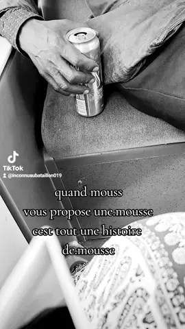malgré que ce sois 😥 triste  il m as fais sourire avec son histoire de mousse.#mousse 