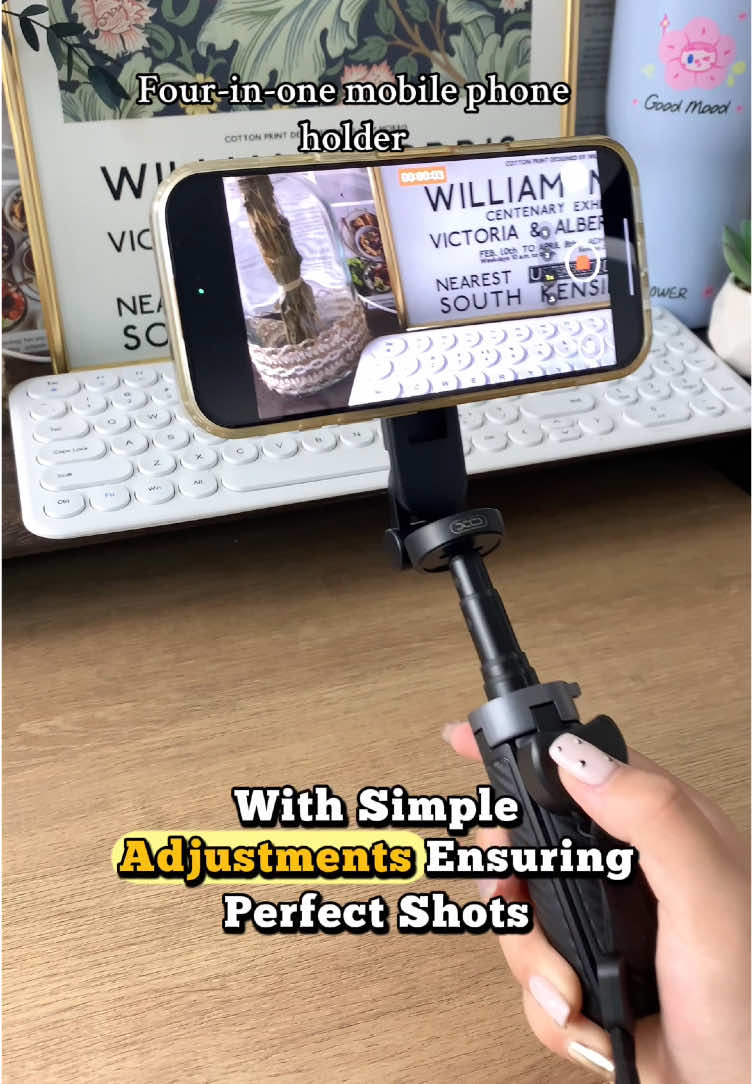 ⏰📲Magnetic 4-in-1 selfie stick rich your life.#tictokmademebuyit #tiktokshopping #dealsforyoudays #capcut #tictokshopping #tictok #tictokshop #selfiestick #selfie #minitripod #travelbucketlist #cameragrip