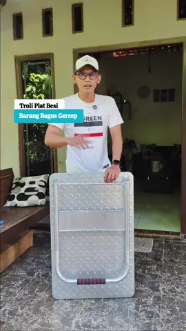 Troli Plat besi kokoh 