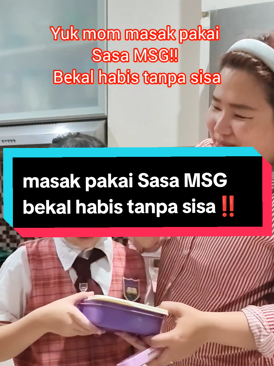 Misi bekal habis tak tersisa check✅ Bekal sikecil makin lezat pakai sasa MSG pastinya..  Anak suka, Ibu bahagia 👍 Masak pakai sasa MSG, makanan habis tanpa sisa‼️ @kreasisasa  #sasaMSG #SasaMelezatkan #Habistanpasisa