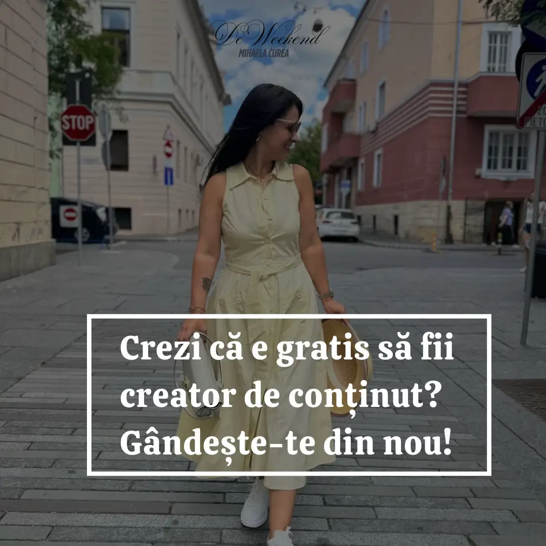 🔛 Conținutul nu se creează singur, nici gratis. În spatele unei postări, sunt ore de muncă și multe cheltuieli pe care nu le vezi. Iubesc ceea ce fac și postez cu drag, din pasiune, dar pasiunea aceasta costă: 👉🏻 cheltuieli lunare - internet, aplicații de editare, bifa de verificare  👉🏻 investiția în telefon performant și accesorii diverse: microfon, ring light, suport telefon  👉🏻 timp și iar timp!  . Data viitoare când vezi o postare, gândește-te și câte costuri sunt în spate. Susține creatorii de conținut - dă un like, save, repostează, chiar încurajează într-un comentariu, contează mai mult decât îți poți imagina!  . #DeWeekend #creatordeconținutcluj #viațadecreatordecinținut 