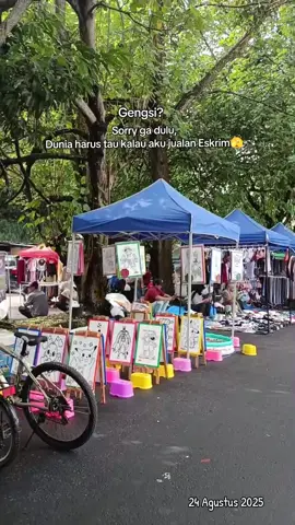 Gengsi? Sorry ga dulu, Dunia harus tau kalau aku jualan Eskrim🫣 Yuk nge Eskrim Espessia Espotong kini hadir di CFD Cilembang Tasikmalaya🥳 #fyp #tasikkuliner #tiktokviral #semuabisaditiktok 