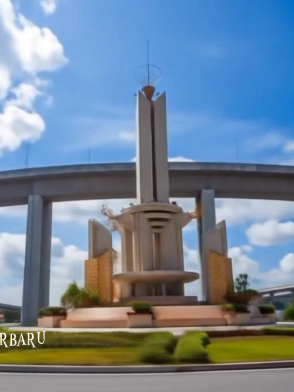 Ngebayangin Simpang 4 Banjarbaru sudah ada flyover nya hasil AI #flyover #banjarbaru #estetik 