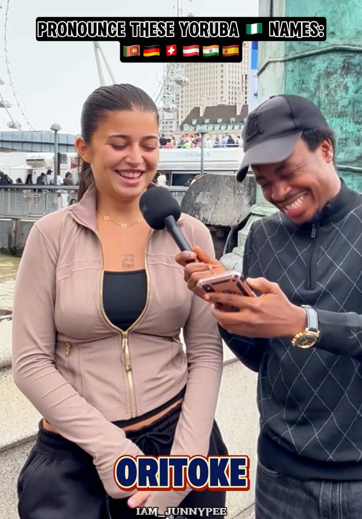 Who sounded better? #interview #yoruba #laugh