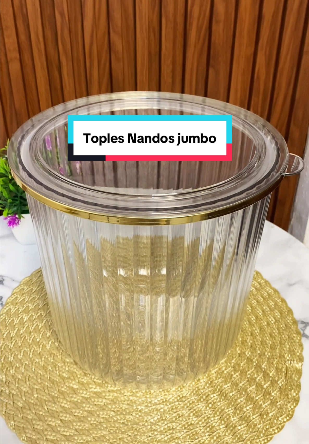 Toples jumbu 10 Liter ini cocok banget untuk kerupuk ataupun tempat beras yah #fyp #toplesjumbo #toplesnandos #tempatberas 