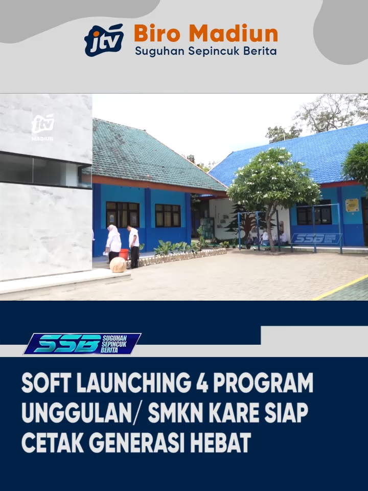 KABUPATEN MADIUN - SMKN Kare Kabupaten Madiun meluncurkan empat program unggulan sebagai tindak lanjut SMK Pusat Keunggulan 2025. Program inovatif ini diharapkan mampu meningkatkan mutu pembelajaran sekaligus mencetak generasi hebat yang unggul dan berkarakter.#Madiun #SMKNKare #BeritaJTV