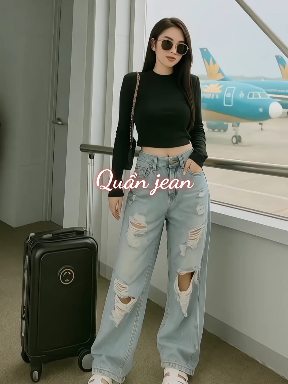 Một chiếc quần jean chất lượng cho các tình yêu #thoitrangnu #quanjean #outfit #girls #viral 