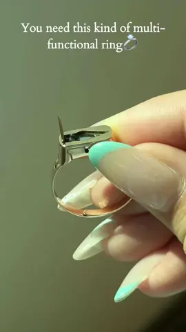 You need this kind of multi-functional ring #giftideas #tiktokmademebuyit #selfdefense #aot #annieleonhart  