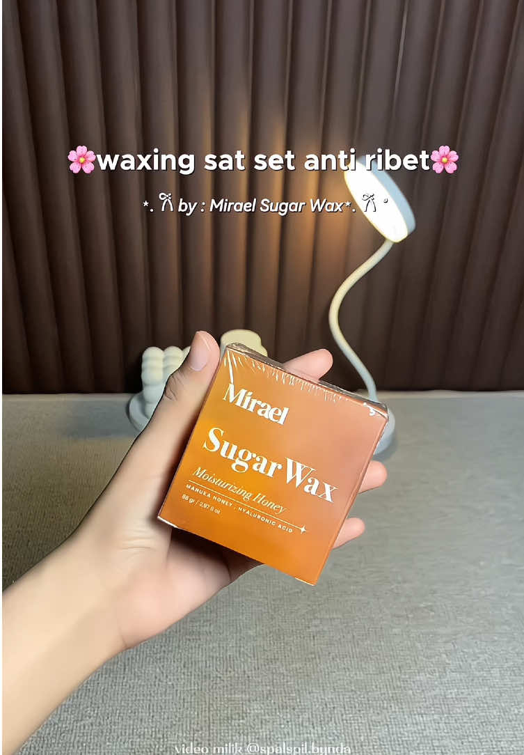 Sekarang udah bisa waxing sendiri dirumah😍❤️‍🔥pakai @Mirael Sugar Wax produk favorit akuu❤️‍🔥kalian wajib cobain‼️ #sugarwax #waxing #miraelsugarwax 