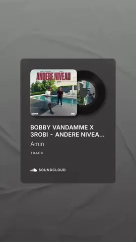 @BOBBY VANDAMME X @3robi - Andere Niveau hörporbe #bobbyvandamme #fyp #song #leak #sound 