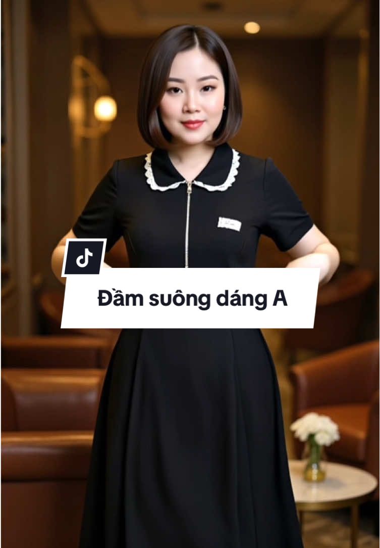 Đầm suông dáng A #nguyetnguyetshop #thoitrangnu #damtrungnien #thoitrangtrungnien 