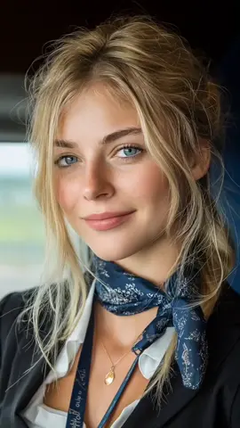 Beautiful Female Flight Attendants From Finland #fyp #viral #ai #aiart #trending 