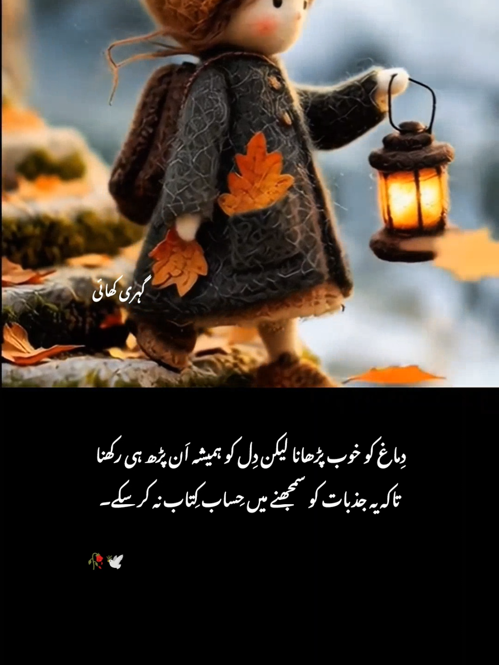 دماغ کو خوب پڑھانا لیکن دِل کو #makeitviral #viewsproblem #unfrezzmyaccount #growmyaccount #urdupoetry 