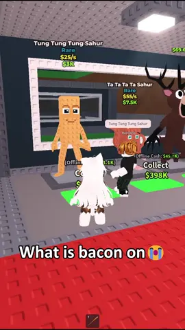 What is This Bacon Singing 😭 #stealabrainrot #roblox #xuhuong 
