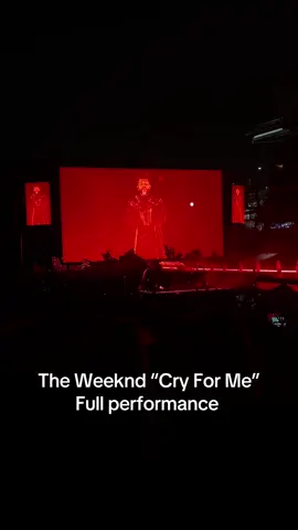 @The Weeknd performing “Cry For Me” in Philadelphia night 1, July 30th 2025. #theweeknd #afterhourstildawnstadiumtour 