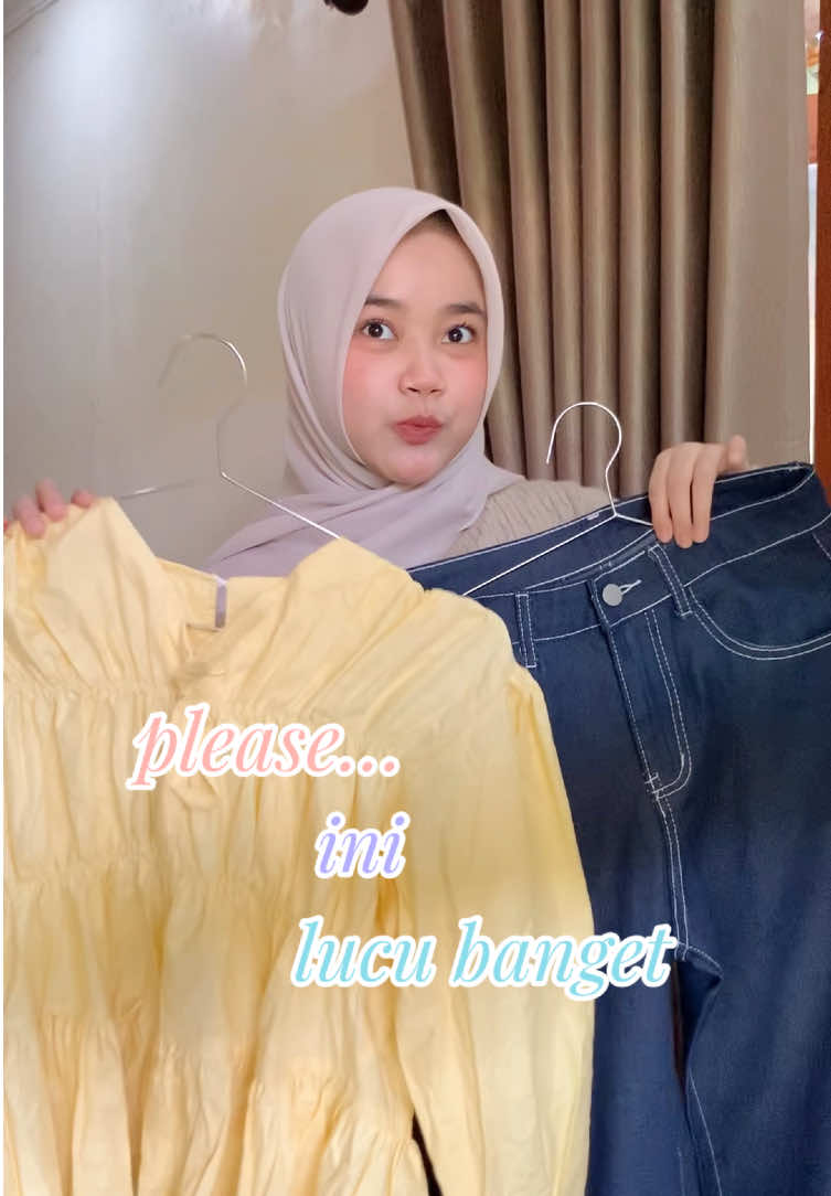 gemesss bgt deh😖💛🌼🌤️ #blousewanita #kuning #softyellow #ootdfashion #blousemurah 