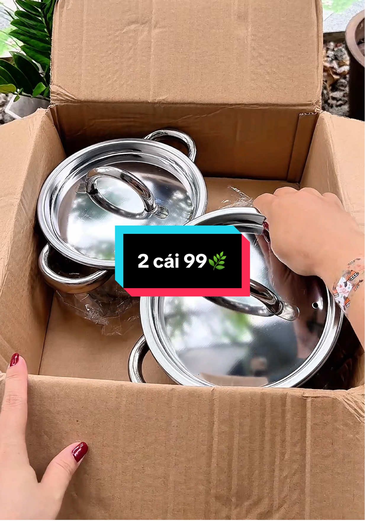 Combo 2 nồi inox 18cm chỉ 99k miễn ship #xuhuong #noiinox #giadungzyhome #noiinox304  @GIA DỤNG ZYHOME 🌿  @GIA DỤNG ZYHOME 🌿 