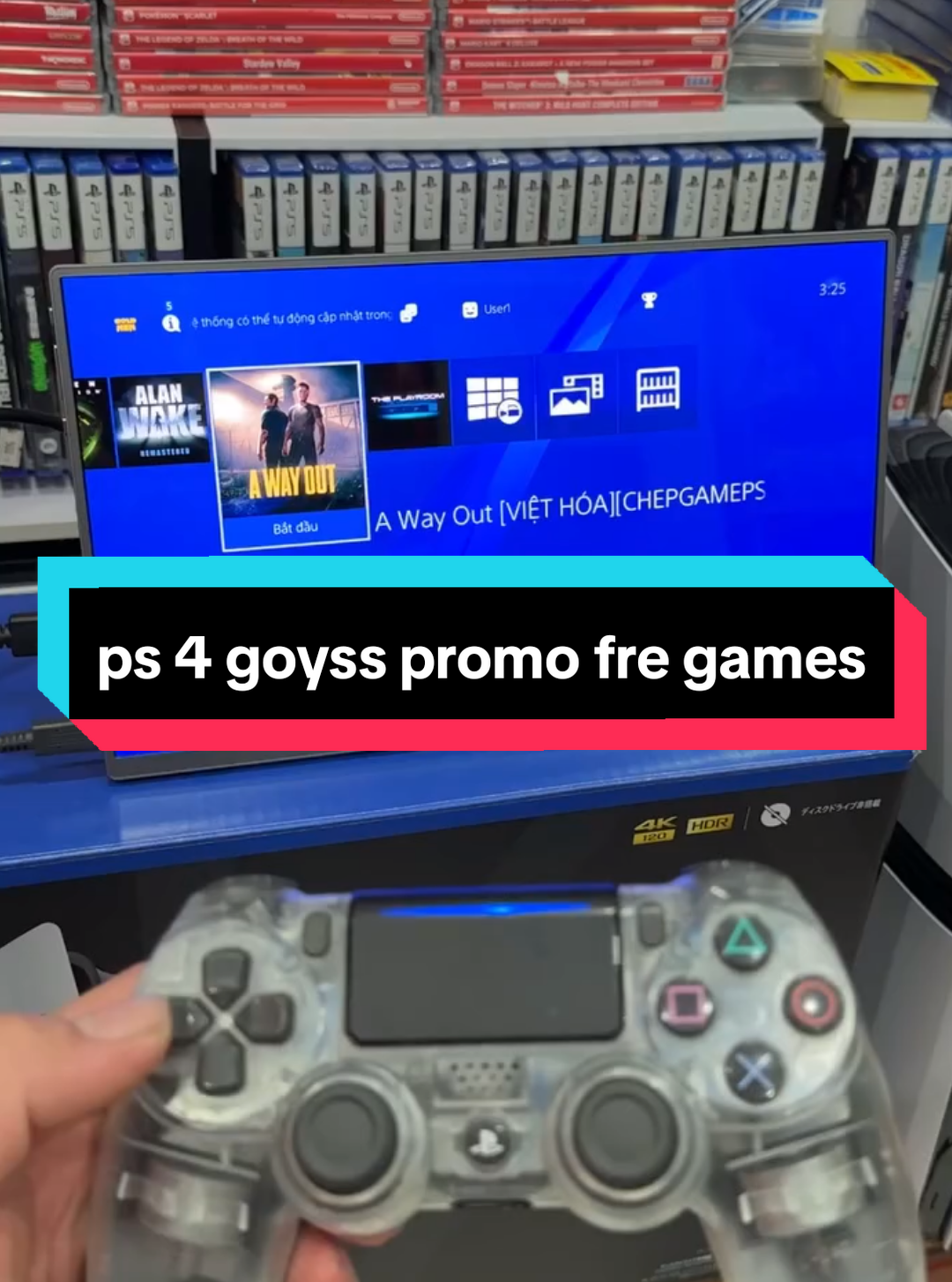 Spesifikasi Utama  Prosesor: AMD Jaguar 8-core, 1.6 GHz GPU: AMD Radeon 1.84 TFLOPS RAM: 8 GB GDDR5 Penyimpanan: Pilihan internal 500GB atau 1TB HDD Resolusi Output: Full HD 1080p, 30/60 FPS Konektivitas: Bluetooth 2.1, Wi-Fi 2.4GHz #elektronik #ps #promo #digital  #ps4 