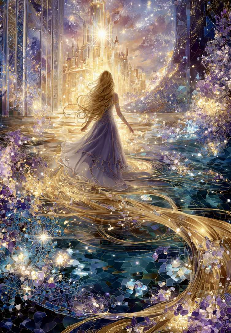 ラプンツェル風♡幻想の塔とランタン✨ Rapunzel-Inspired: Enchanted Tower and Lanterns 後日、こちらで使った静止画などの壁紙配布予定です✨ フォロー、いいね、セーブ、再投稿、コメントなどして頂けると嬉しいです☺️ #aiart #aiイラスト #幻想的 #癒し #midjourney 