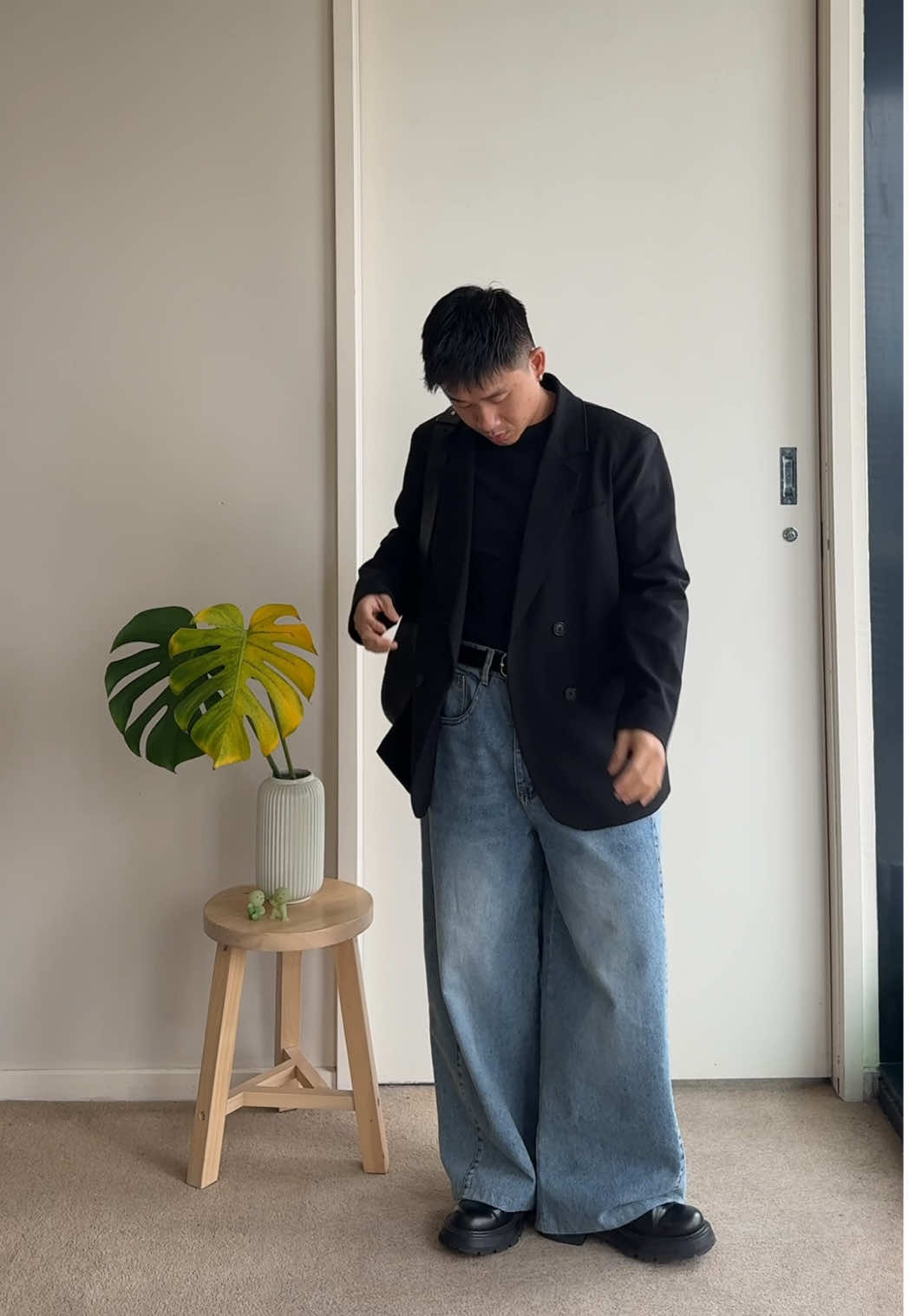 you can skip trend but not a black blazer #smartcasual #outfitideas #mensfashion #mensfashion 