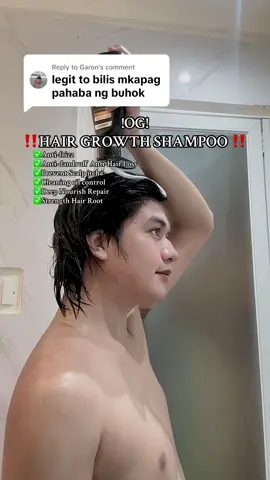 Replying to @Garon talagang pinipilahan at lagang makikita mo agad ang resulta #hairgrowth #hairgrowthshampoo #hairgrower #shampoo #hair 