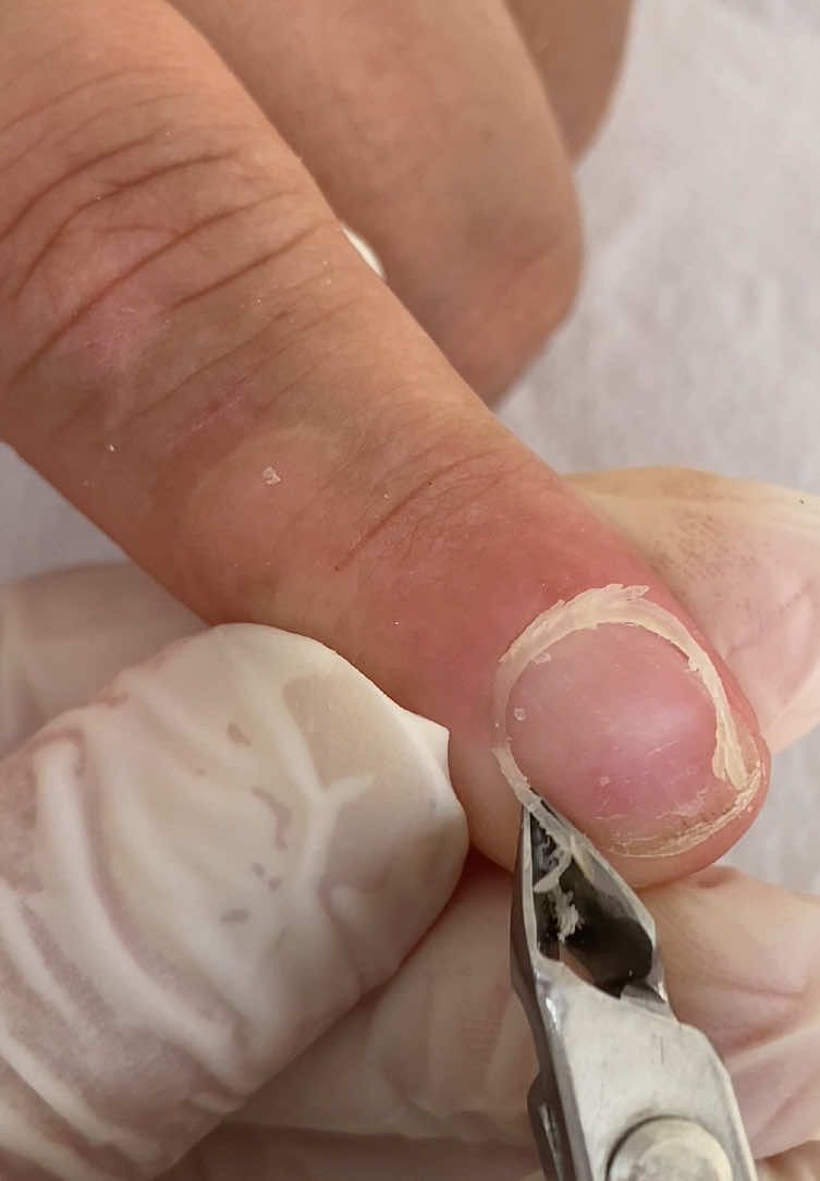 🤤🤤🤤🤤 cutilagem 🥹🥹 #unhas #manicure #foryou #cuticula #viral 