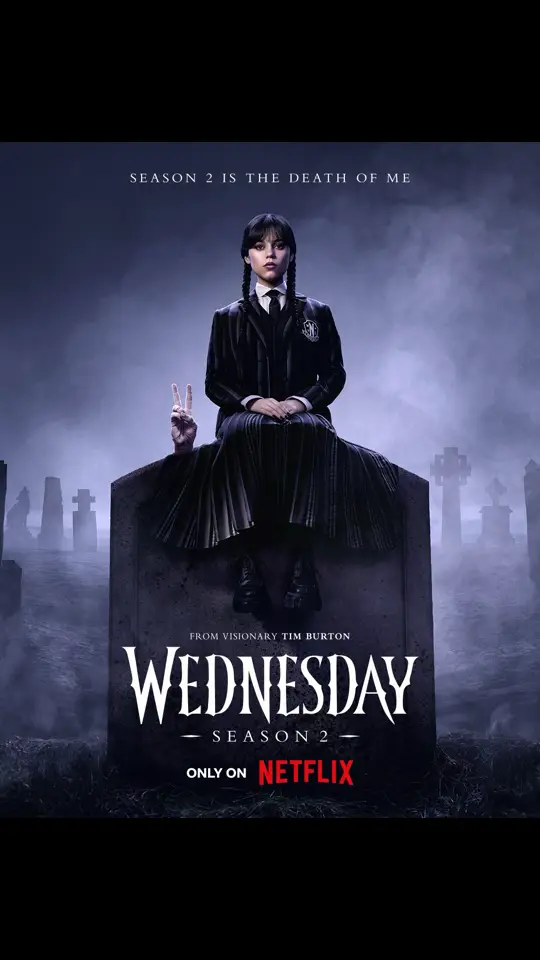 grave times ahead. wednesday returns from the dead in one week.
