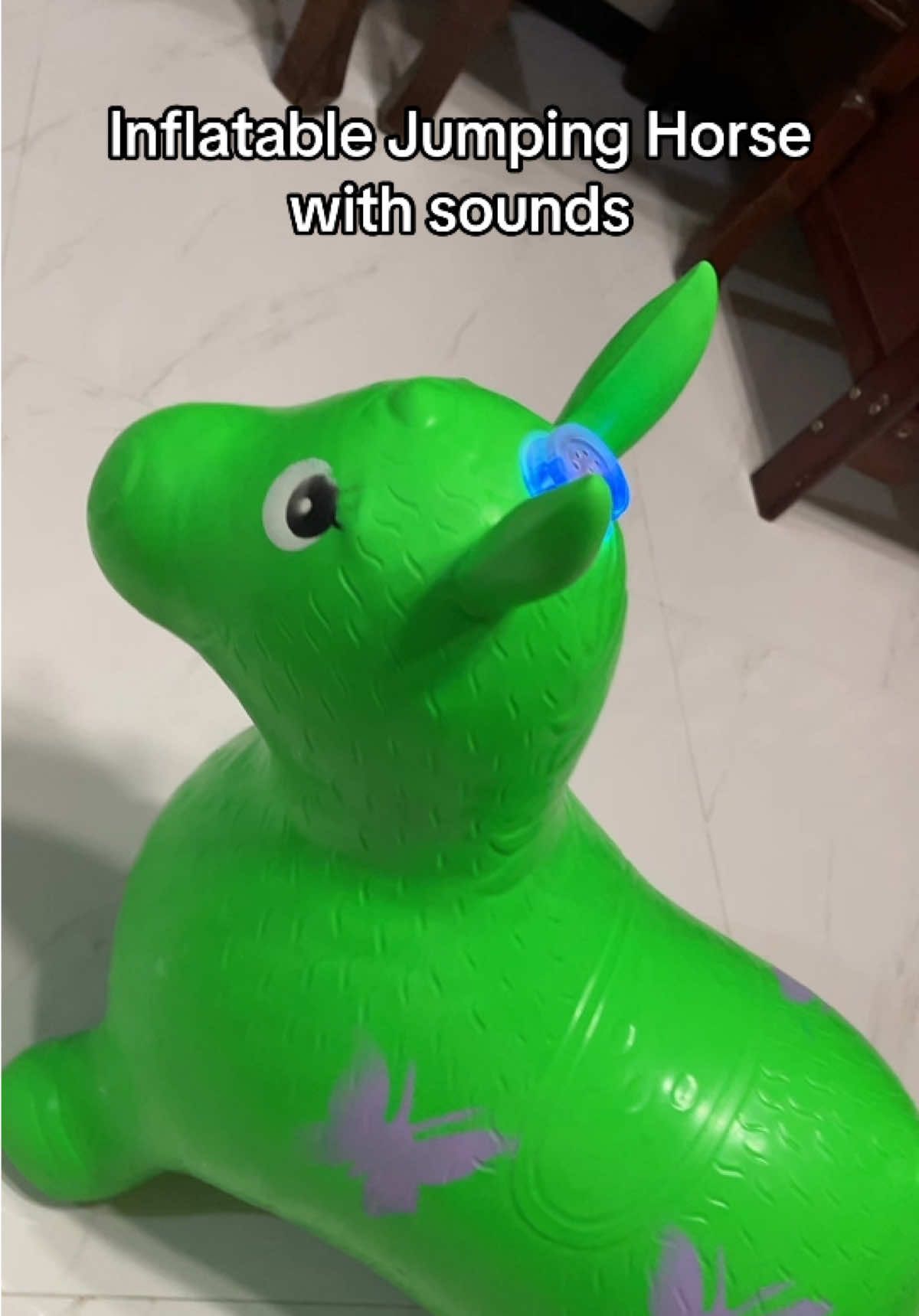 Jumping Horse ride toys for you toddlers / kids. Talagang mag eenjoy sila dito dahil with lights and sounds pa itong inflatable riding horse toy.  #horsetoy #jumpinghorse #inflatablehorse #kidsoftiktok #toddlersoftiktok 