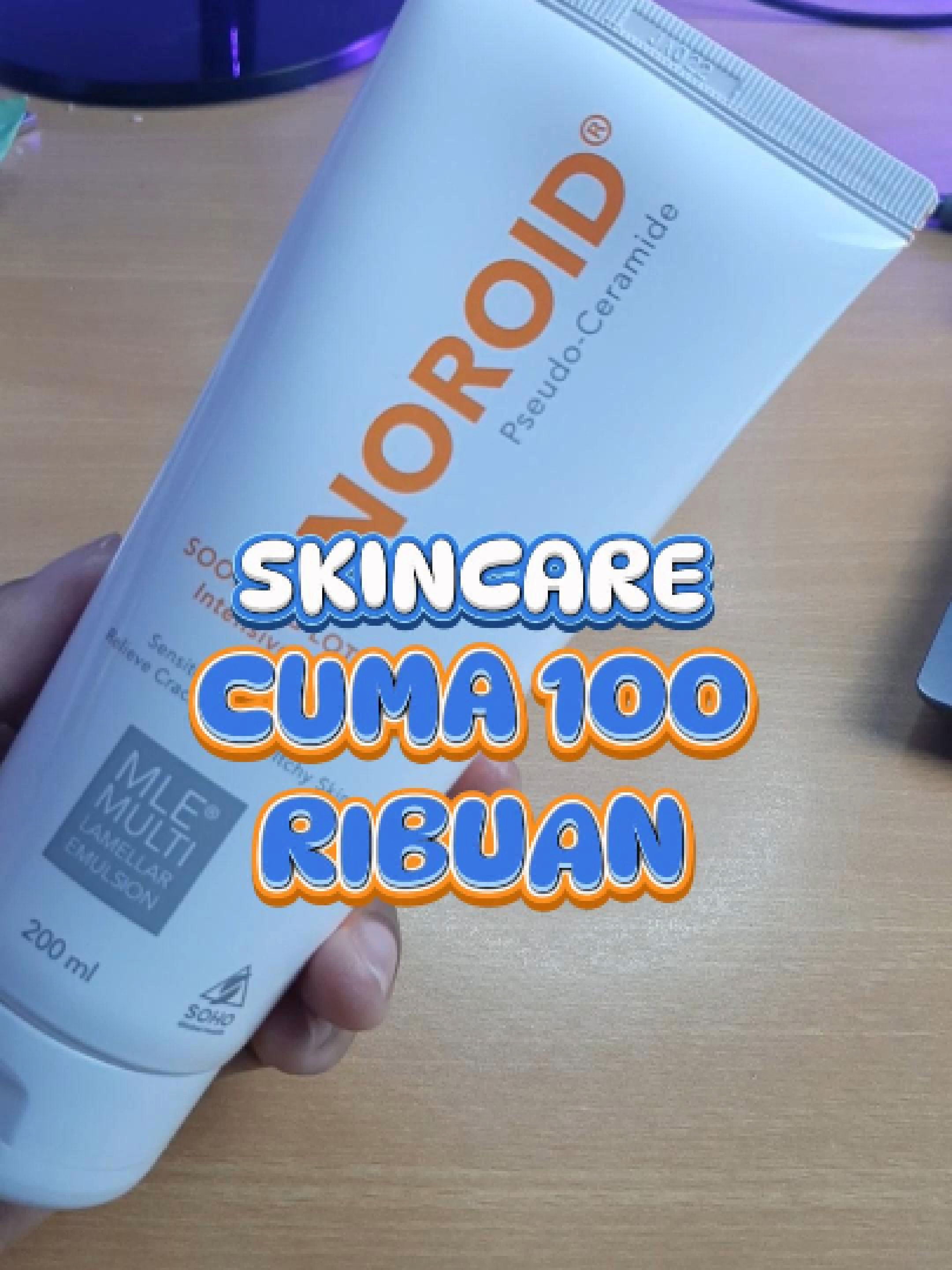 pelembab yg direkomen dokter kulit, ga ribet, uda hipoalergenik (aman untuk sensitive skin), bisa dilayer semua nahan aktif & budget ftiendly banget. #StayMoistAnywhere #noroiduntukkulit #noroidsoothingcream #noroid