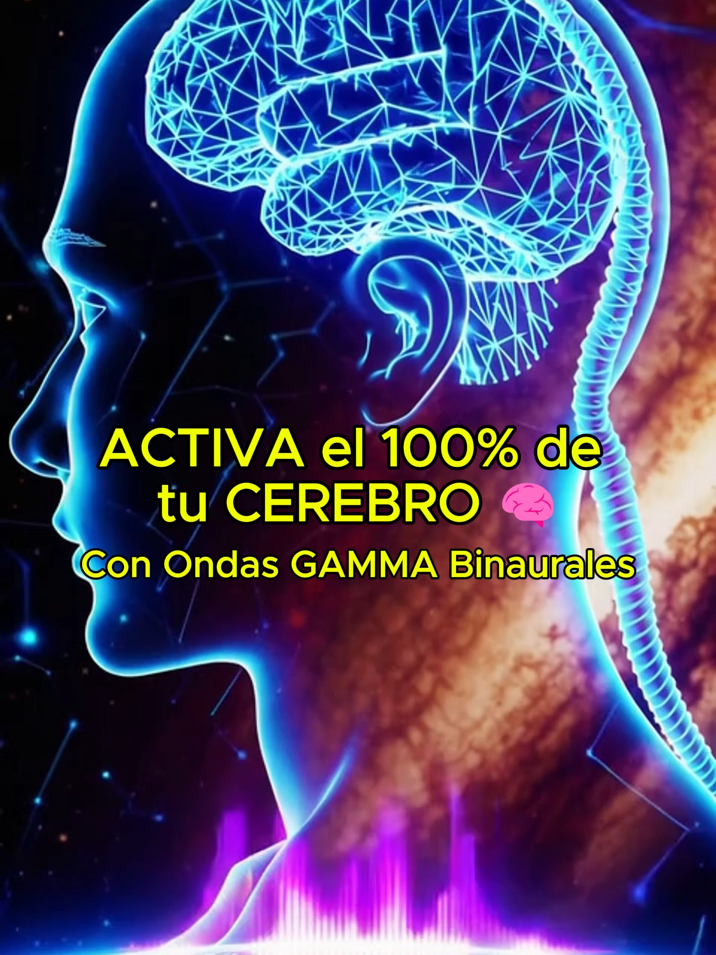 ACTIVA el 100% de tu cerebro con ondas gamma binaurales 🧠⚡ Este audio está diseñado para ayudarte a entrar en un estado de máxima concentración, memoria aguda y rendimiento mental elevado. Escucha con auriculares y sumérgete en el ritmo natural de tu mente. #ondasgamma #meditacion #bienestar #concentracion