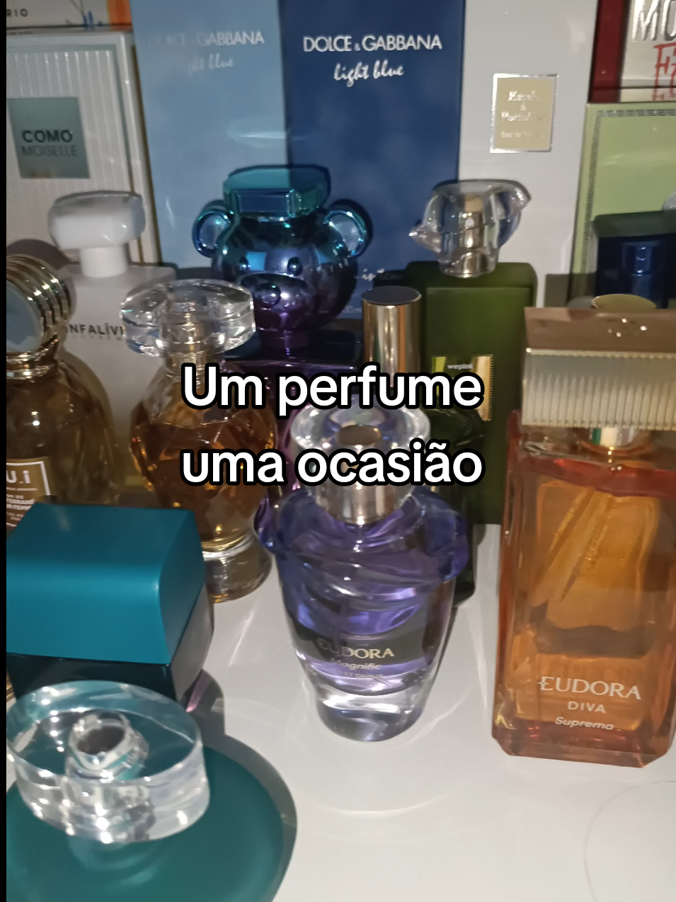 Um perfume uma ocasião!!!  #natura #wepink #eudora #fyppp #perfumesparamujer @Dejane Galvao de Sou 