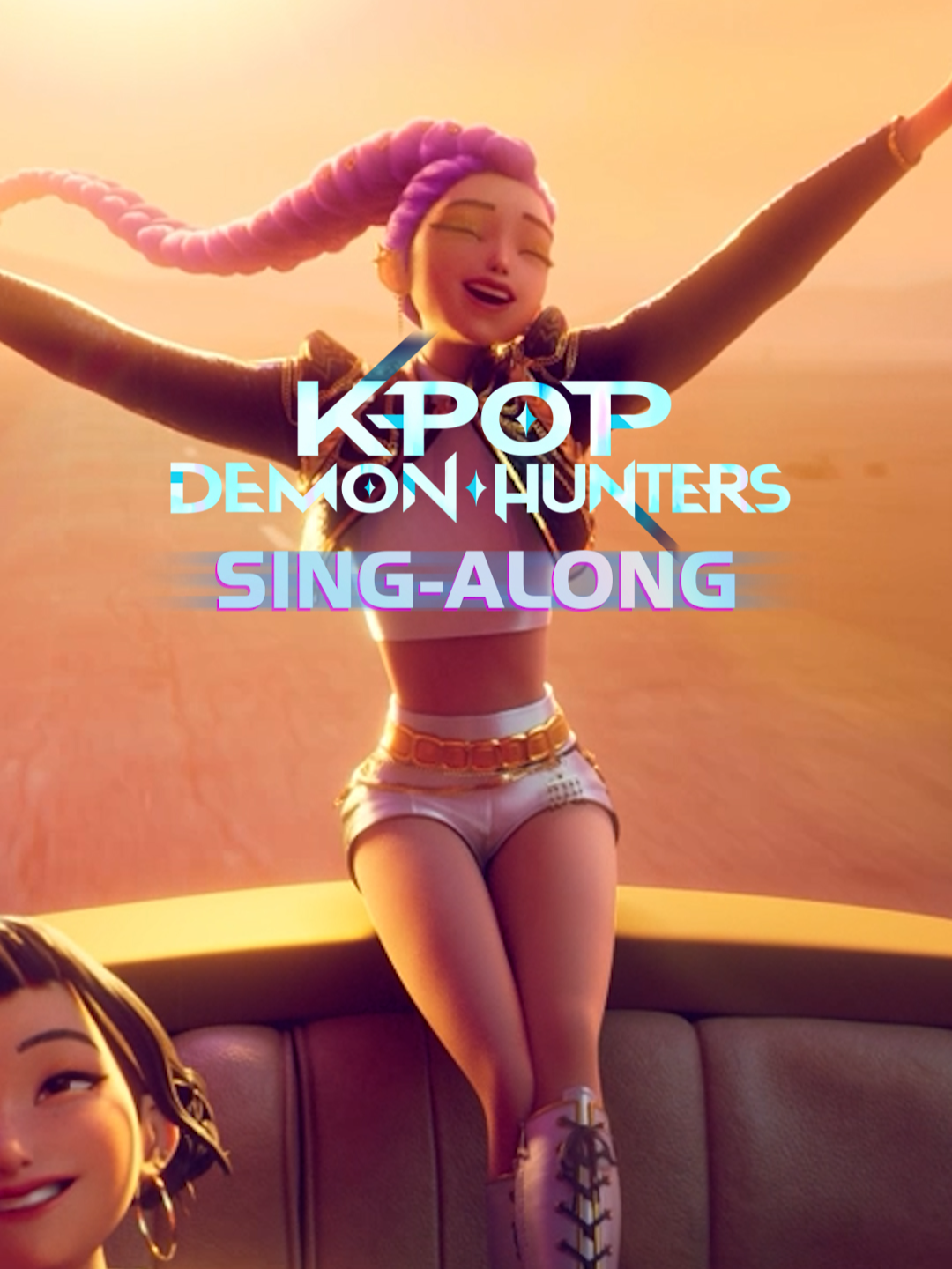 crank up the volume and raise your voices! 🎤🎶 #KPopDemonHunters sing-along is now playing.