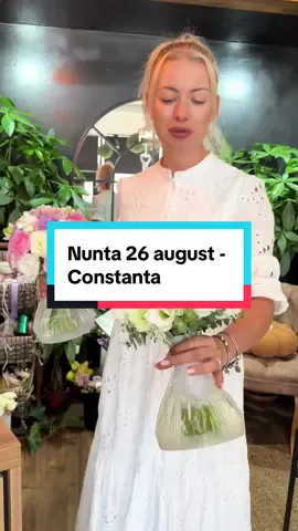 Nunta mare la Constanța 🤍 #emidelabuchetto #buchetdemireasa #buchetemidelabuchetto #buchetulnasei #florilanunti 