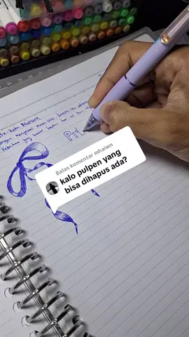 Membalas @mhaiwn ada nih pulpen yang bisa dihapus merk deli.. #erasablepen #pulpenbisadihapus #retracable #deli 