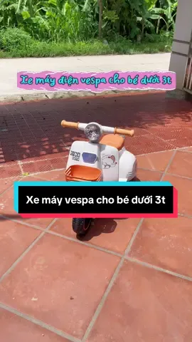 Xe máy điện vespa cho bé dưới 3t. #xemaydienchobe #xemaydienvespa #xemaydienvespachobe #xuhuong 