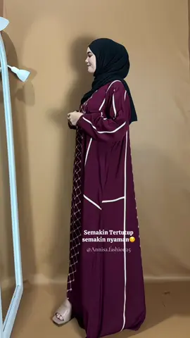 Bwahnya mayung,adem nyaman dipakainy #abaya #gamis #bajumuslimah #abayastyle #abayakekinian 