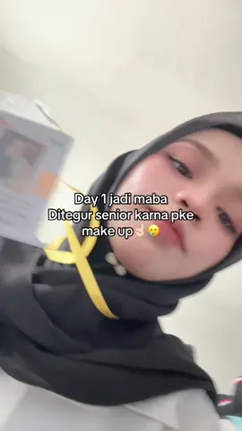 Padahl tipis”☺️ maaf ya kk senior lain kali ga make up lgi hehe #maba #usnkolaka 