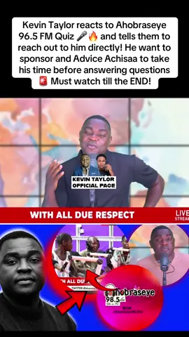 #KevinTaylor #AhobraseyeFM #GhanaPolitics #TrendingNow #MustWatch 