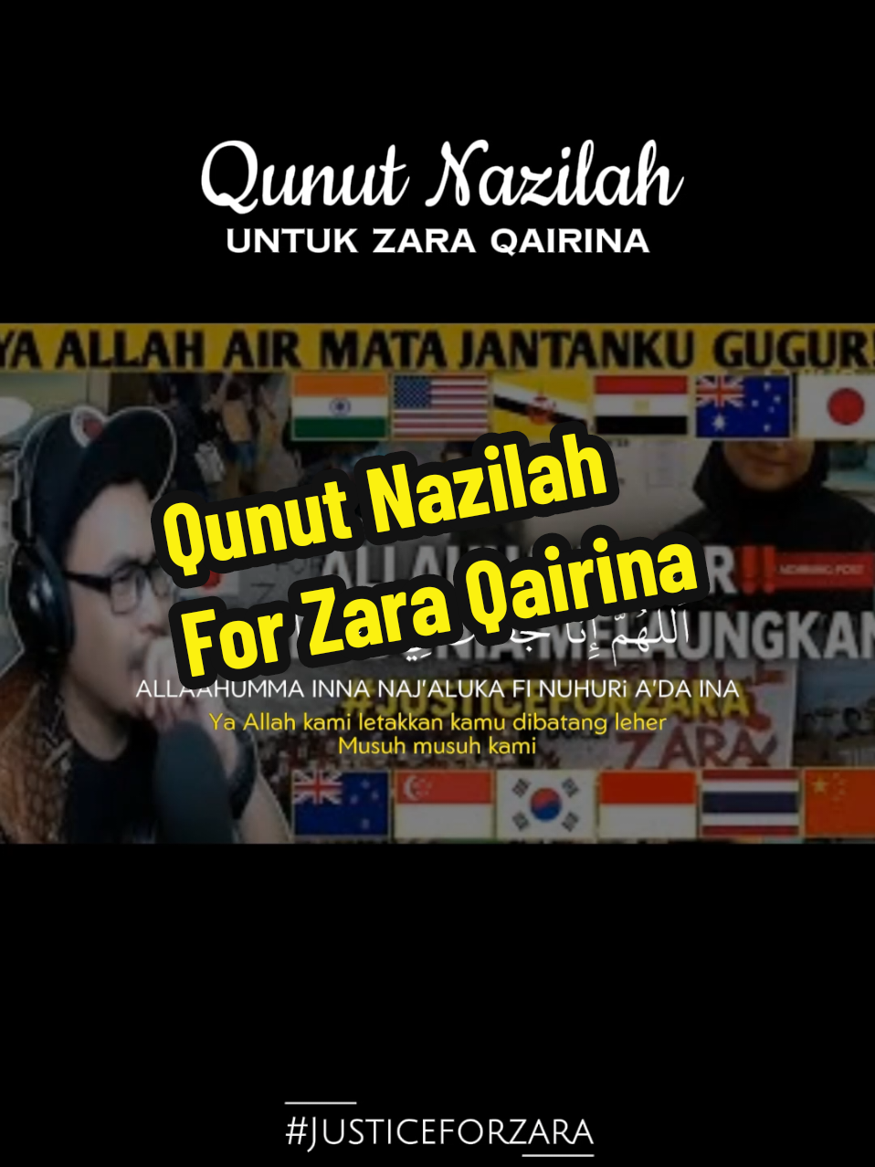 Replying to @sukrifizar1677 Qunut Nazilah for Zara Qairina  Allahuma Amiin Ya Rabbal Alamiinnnn🤲🤲🤲 #JusticeForZara #JusticeForZaraQairina #KeadilanHarusDitegakkan #NoJusticeNoMerdeka #masukberandafyp 
