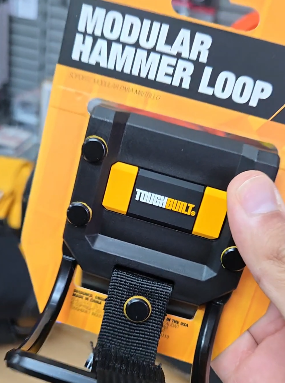 Replying to @olisury  Yes we’ve got the ToughBuilt hammer loop 🔨 Available to order now 👊 #ToughBuilt #HammerLoop #ToolPouch #Tradesman #PlumbersTools 