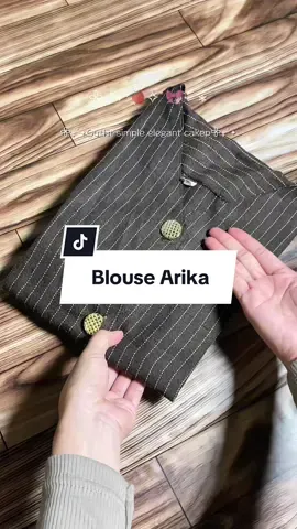 Arika Blouse Simple Elegant✨  #blousewanita #blousemurah #bajuwanita 
