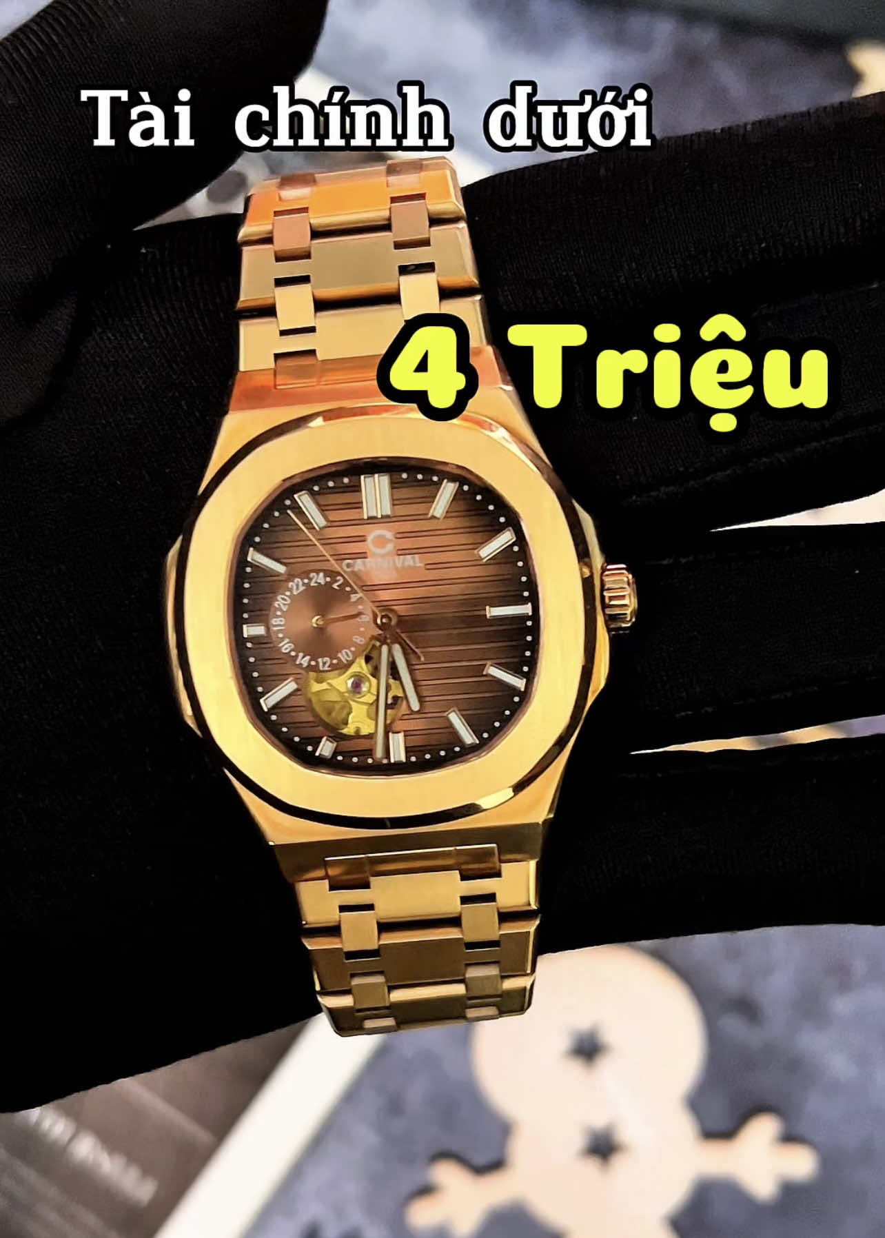 #CapCut 🔥 Deal lướt giá cực tốt - Carnival 8159 mặt choco sz41mm  👉 Kính saphire - Máy cơ automatic - Chống nước - Bảo hành 5 năm 👉 Nhận hàng được kiểm tra hàng #donghochinhhang #donghodep #donghoco #donghonam #xuhuong #dongholuot #donghocarnivalnu #donghocarnival  