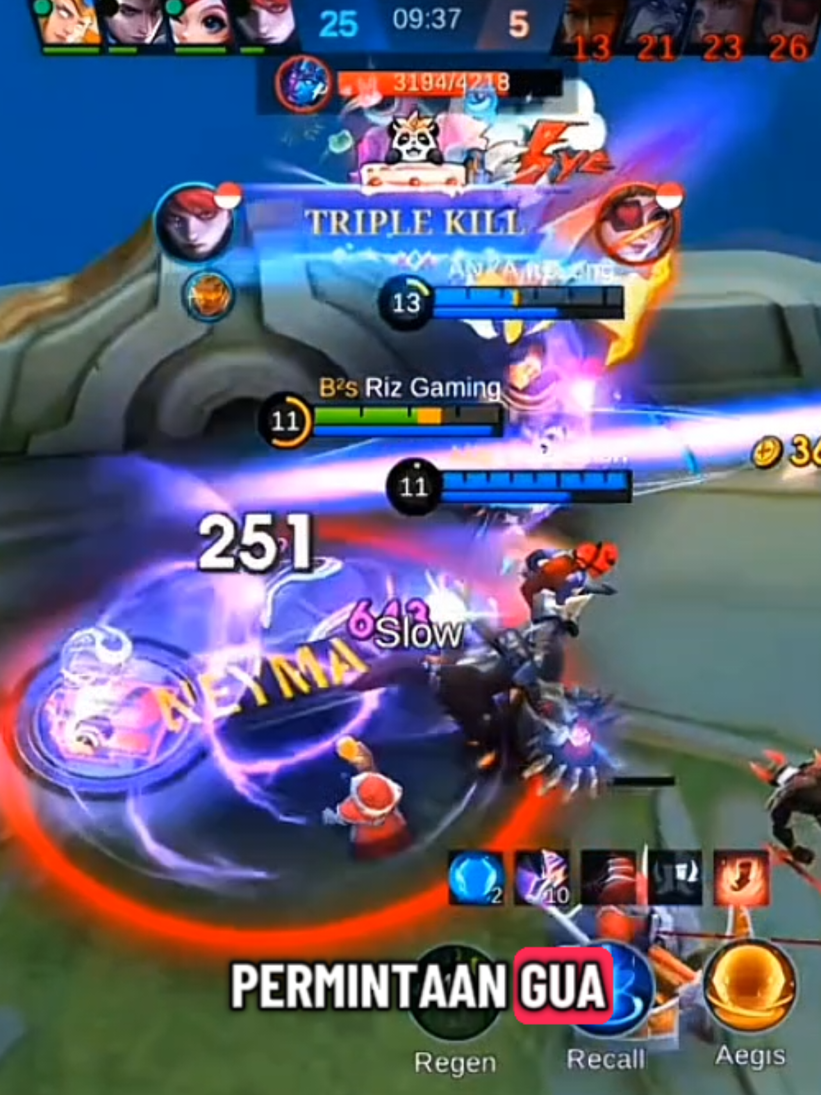 Trik push rank biar ketemu musuh gampang 😱 #mlbb #mobilelegends #tutorial #MobileLegendsBangBang #fyp 