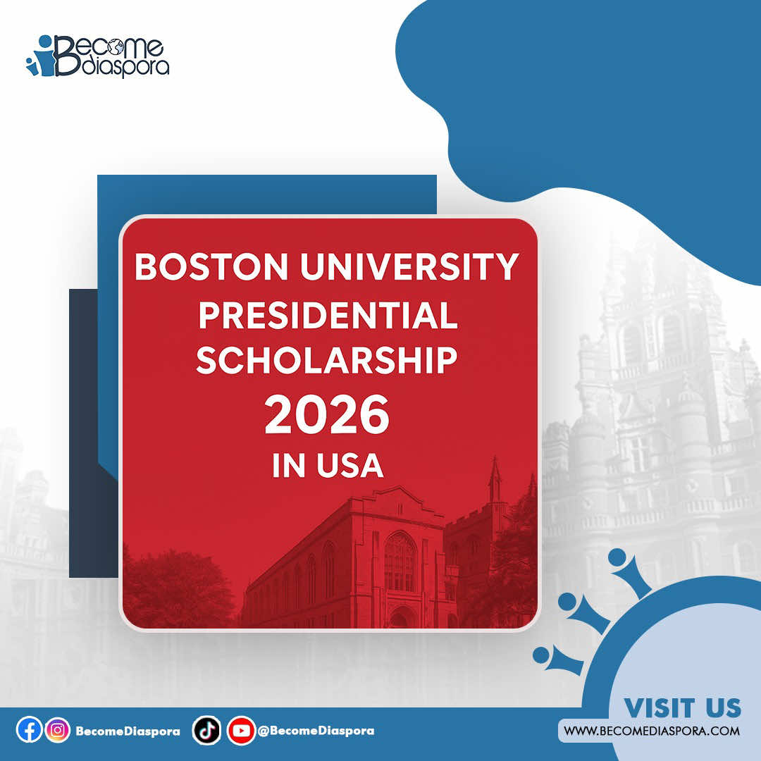 Boston University Presidential Scholarship 2026 – USA 📍 Boston, Massachusetts | 🏫 Boston University ⏱ Undergraduate degree | 4 years ✅ $25,000 per year tuition award (renewable for 4 years) ✅ Prestigious scholarship for top-performing international students ✅ Automatic consideration – no separate application required ✅ Deadline: December 1, 2025 #StudyAbroad #USA #BostonUniversity #Scholarship #Undergraduate  